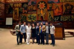 German Castillo - Director Nacional de la Federación ecuatoriana de organizaciones LGBT, recibe el reconocimiento del 27 de Noviembre como el día Nacional de las Diversidades Sexo Genéricas LGBT en Ecuador 2
