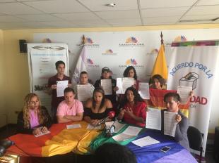 LGBTI Convocan al NO en 2 3 y 6 preguntas de la COnsulta Popular y solicitan a lenin moreno cumplir con los acuerdos (9)